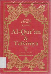Image of Al-Qur'an & Tafsirnya Jilid V | Juz 13, 14, 15