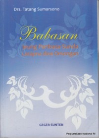 Image of Babasan jeung Paribasa Sunda Larapna dina Omongan
